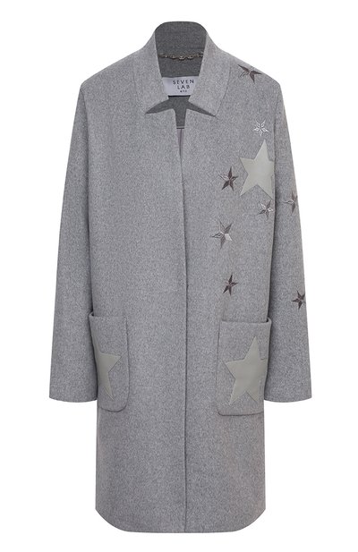 Женское шерстяное пальто SEVEN LAB, арт. 2C-02/1L grey