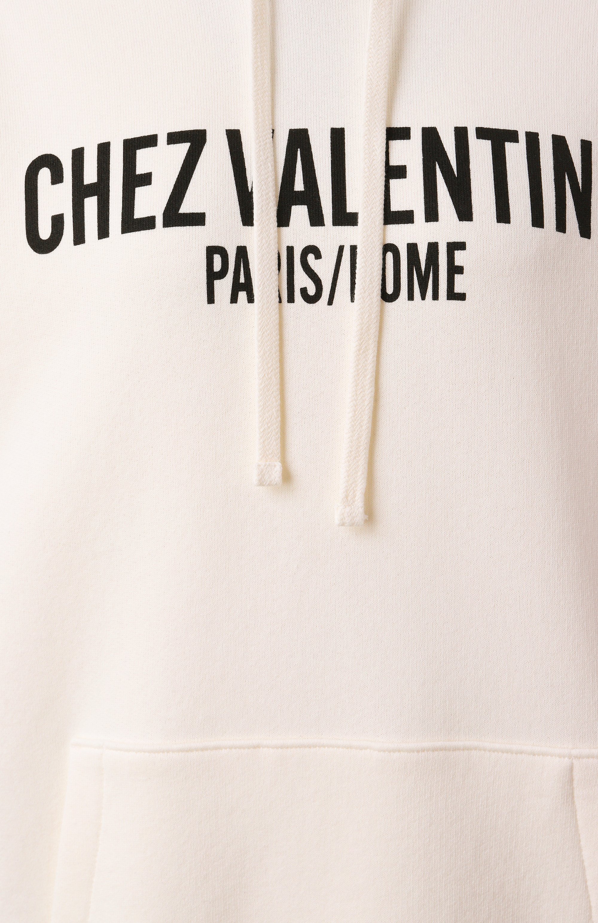 Хлопковое худи VALENTINO молочного цвета по цене 116500 руб., арт. 6B3MF24D960, фото 6 Хлопковое худи VALENTINO, арт. 6B3MF24D960, фото 6