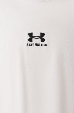 Мужского хлопковая футболка balenciaga х under armour BALENCIAGA кремового цвета, арт. 787349/TRVB7 | Фото 10 (Региональные ограничения белый список (Axapta Mercury): Не проставлено; Нос: Не проставлено; Материа�л внешний: Хлопок; Принт: Без принта; Стили: Гранж; Мужское Кросс-КТ: Футболка-одежда)