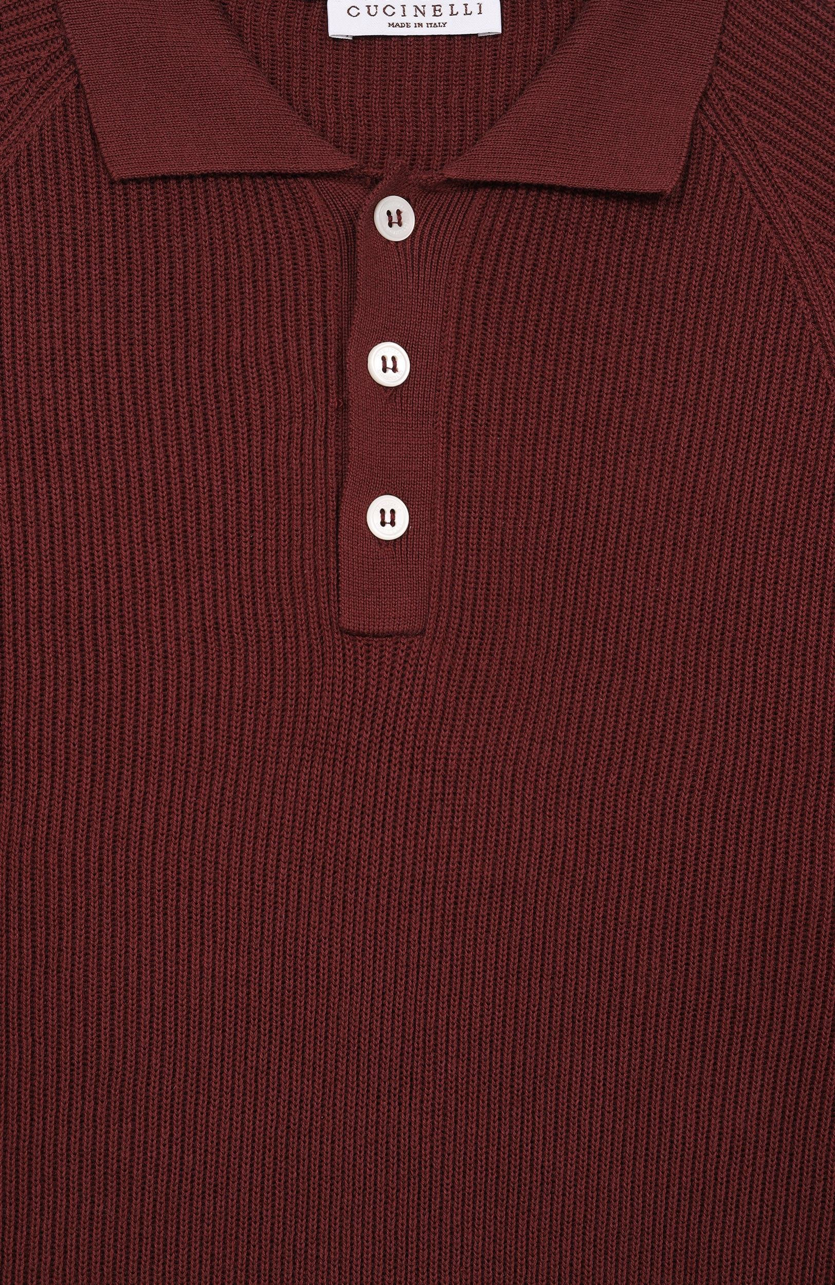 Хлопковое поло BRUNELLO CUCINELLI, арт. B29M40015C, фото 3