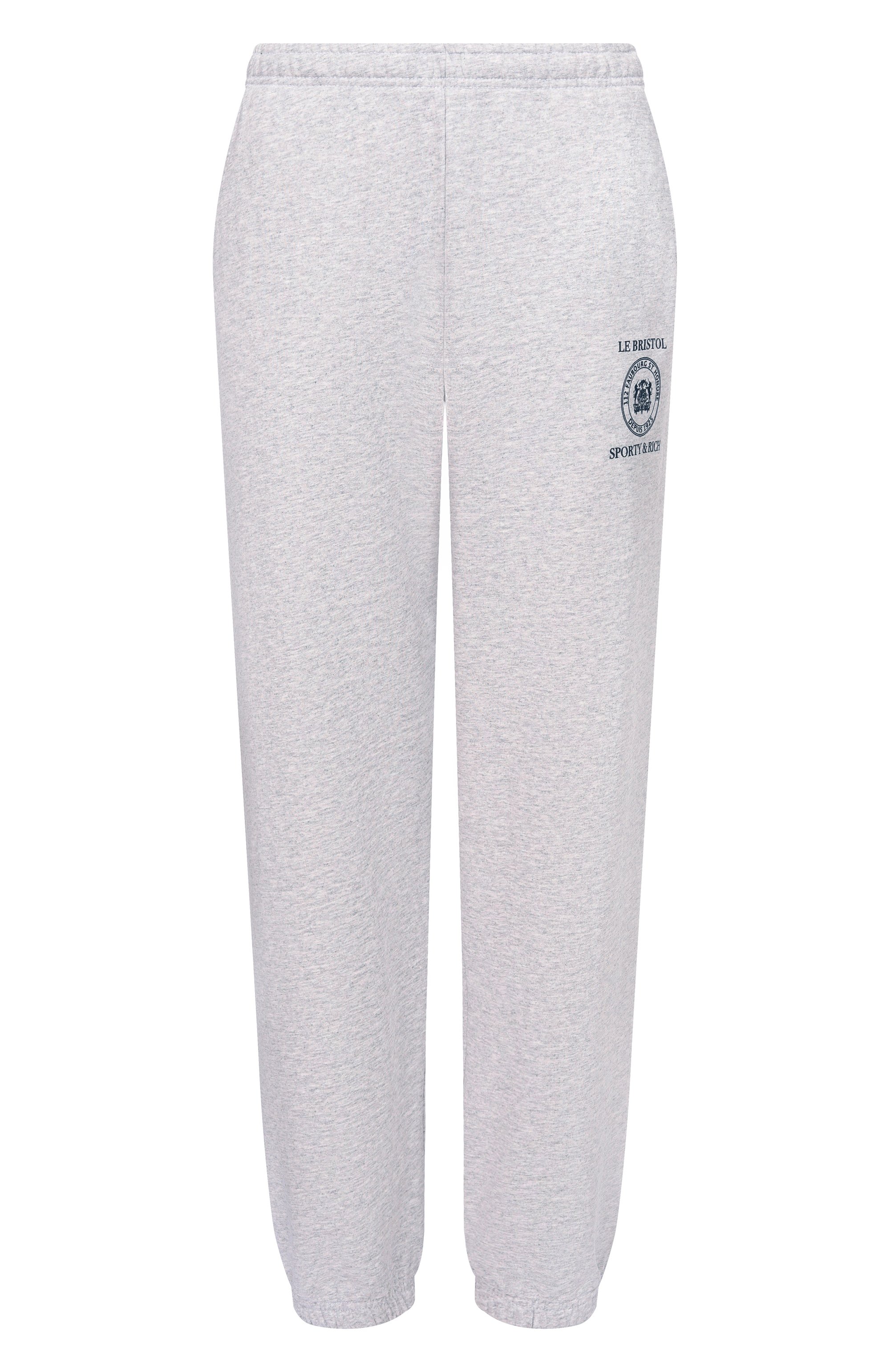 Хлопковые джоггеры sporty & rich x le bristol paris SPORTY AND RICH, арт. PA036517620GY03, фото 1