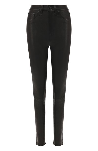 Женские кожаные брюки RAG AND BONE, арт. W1632L034BLK