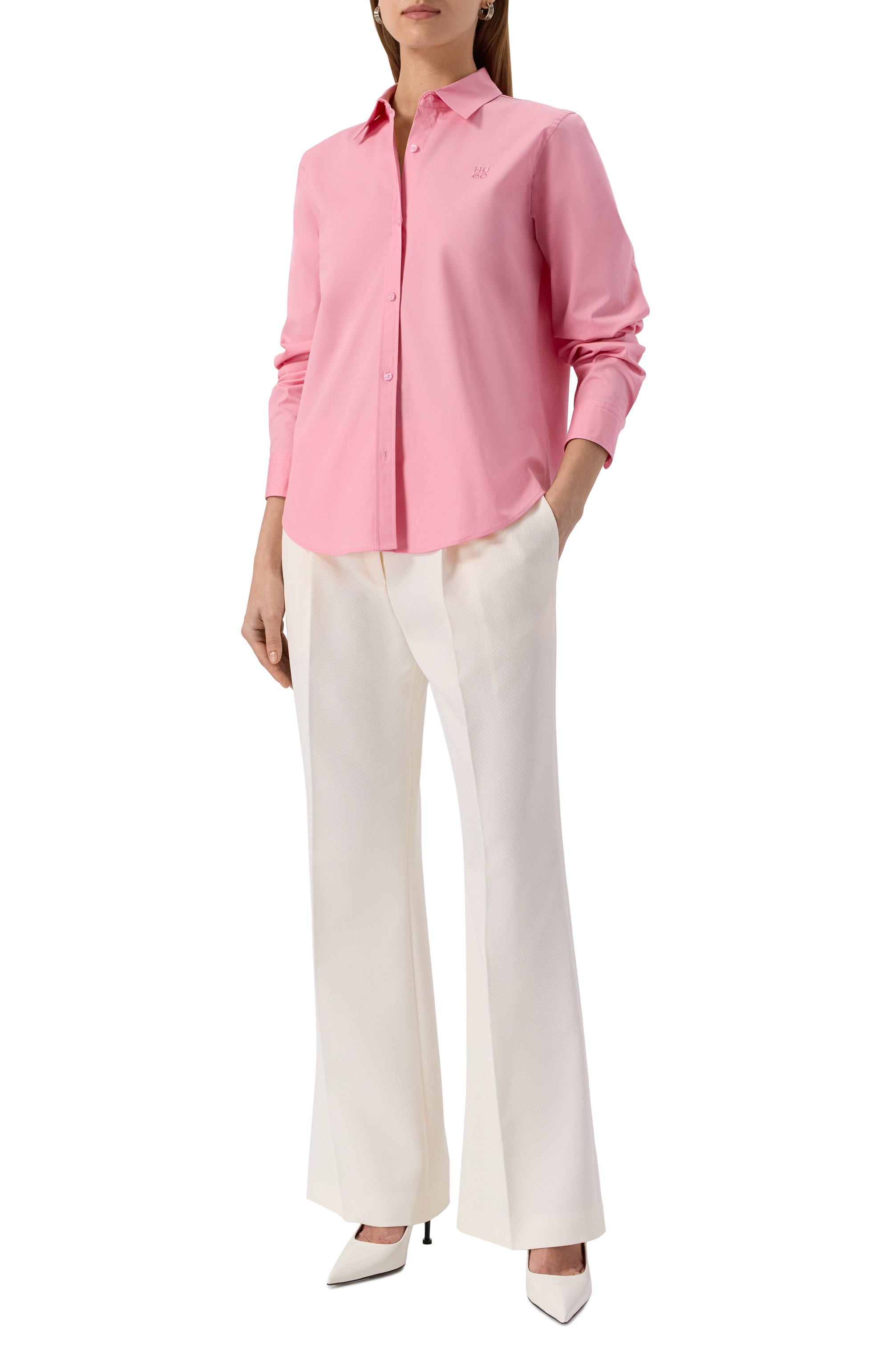 Хлопковая рубашка HUGO, арт. 50496339, фото 2