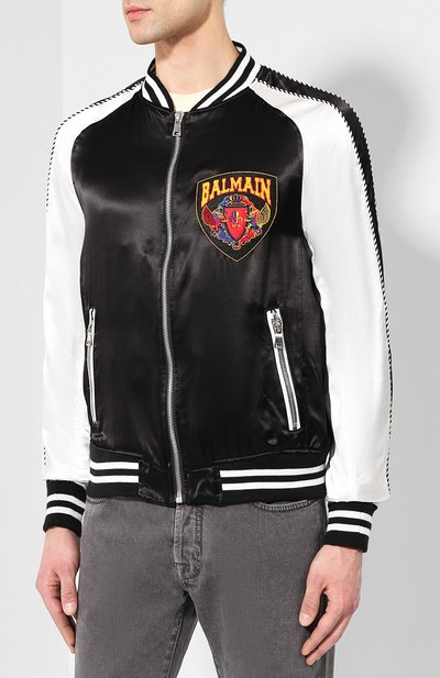 Бомбер из вискозы BALMAIN, арт. RH08320/Z138, фото 3