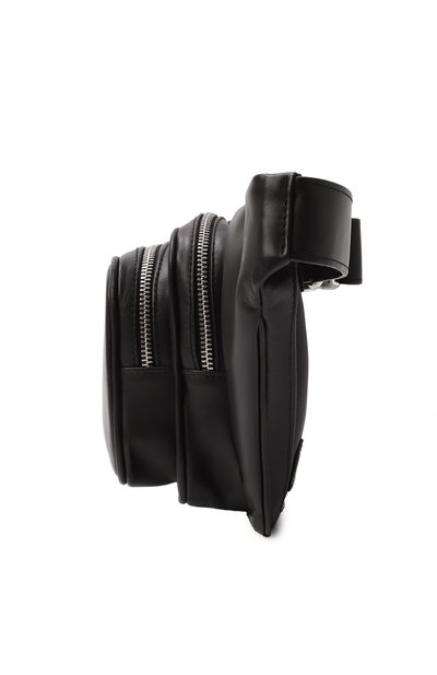 Поясная сумка MATTIA CAPEZZANI черного цвета по цене 65550 руб., арт. ZA200/GAUCH0, фото 4 Поясная сумка MATTIA CAPEZZANI, арт. ZA200/GAUCH0, фото 4