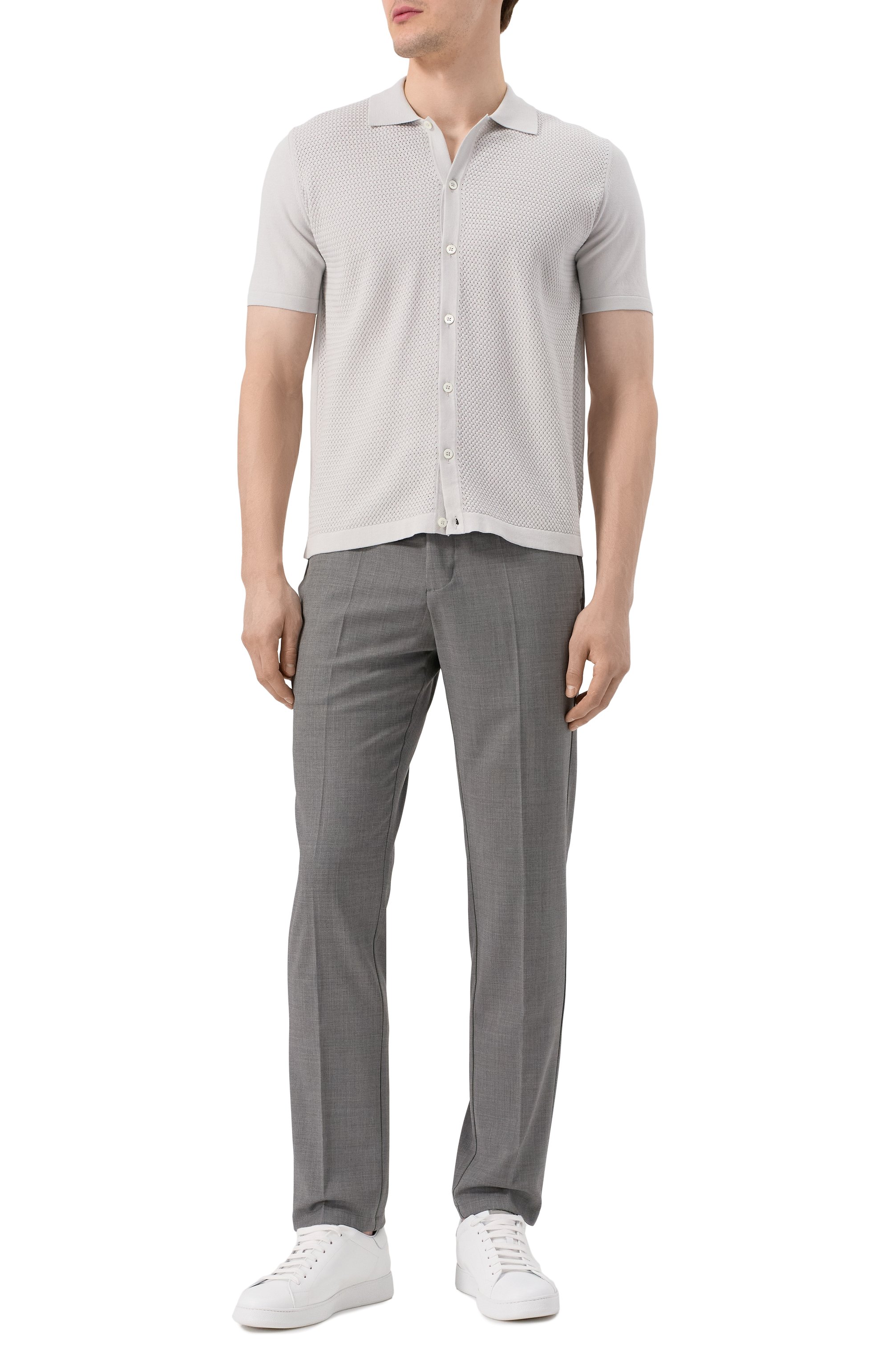 Хлопковая рубашка CORNELIANI, арт. 25M511-2525152, фото 2