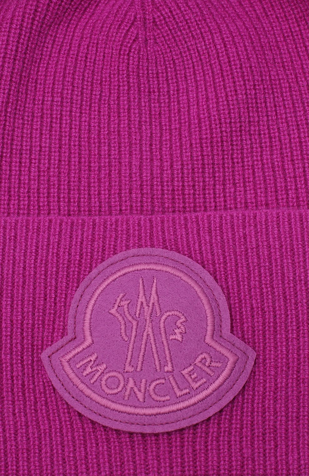 Шапка из шерсти и кашемира MONCLER фиолетового цвета по цене 24050 руб., арт. F2-093-9Z746-00-A9363, фото 3 Шапка из шерсти и кашемира MONCLER, арт. F2-093-9Z746-00-A9363, фото 3
