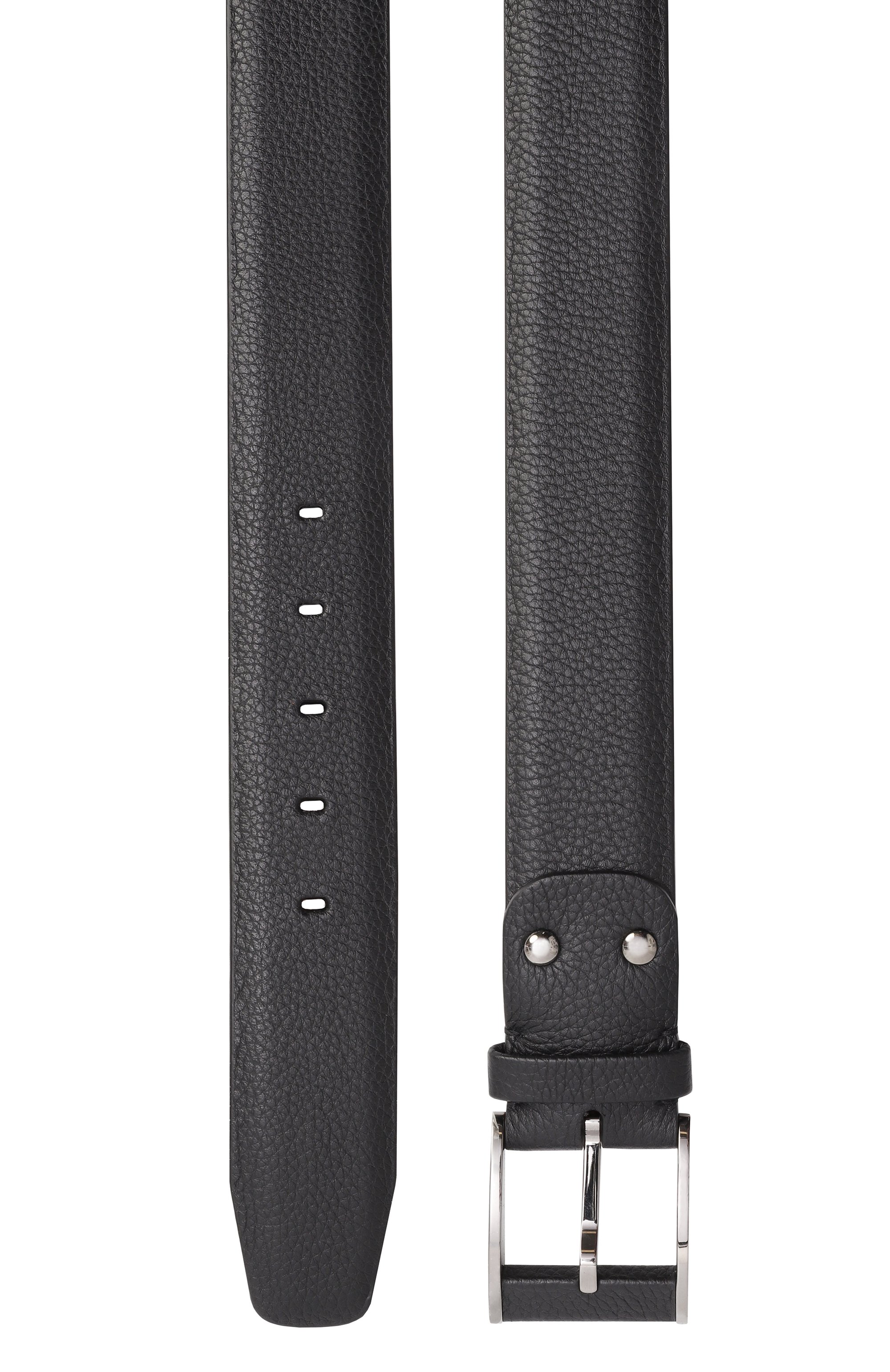 Кожаный ремень ZILLI черного цвета по цене 120000 руб., арт. B12640M1990VPAL00, фото 3 Кожаный ремень ZILLI, арт. B12640M1990VPAL00, фото 3