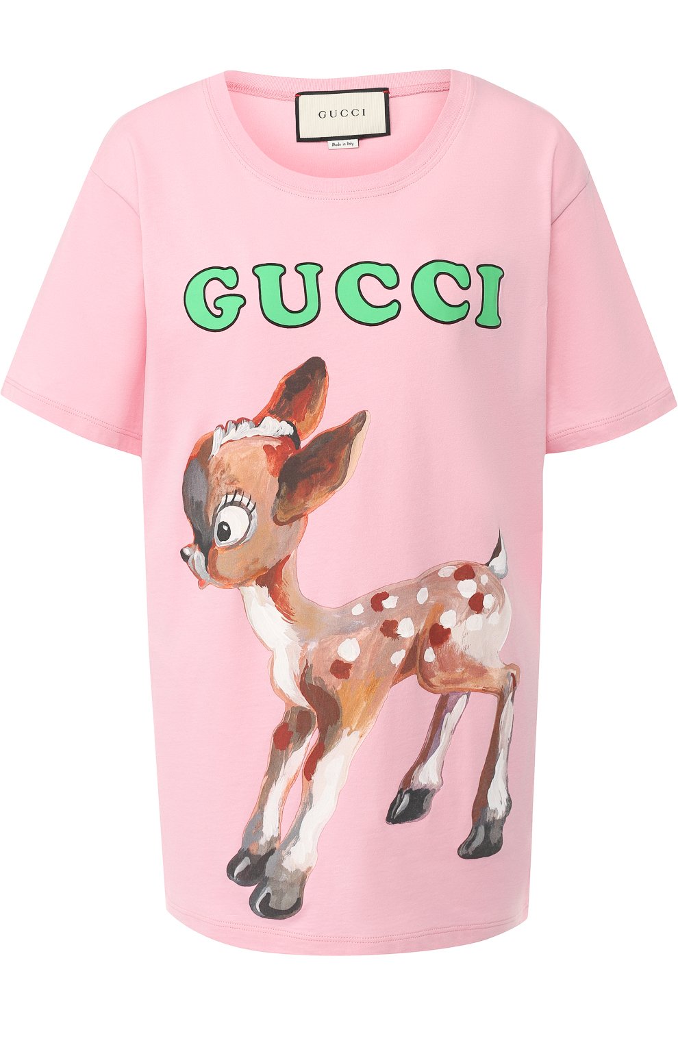 Хлопковая футболка с принтом GUCCI, арт. 492347/X3P10, фото 1