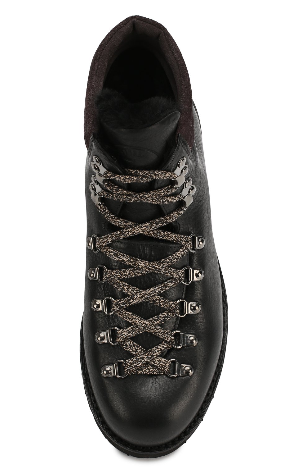 Кожаные ботинки FRACAP, арт. M127/R0CCIA/NEBR./IMB.SUEDE/LUMB FUR, фото 5