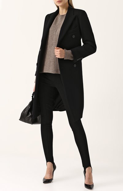 Шерстяной свитер свободного кроя с круглым вырезом HELMUT LANG, арт. H07HW702, фото 2