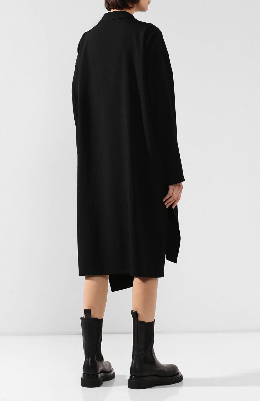 Шерстяное платье YOHJI YAMAMOTO, арт. YJ-D01-100, фото 4
