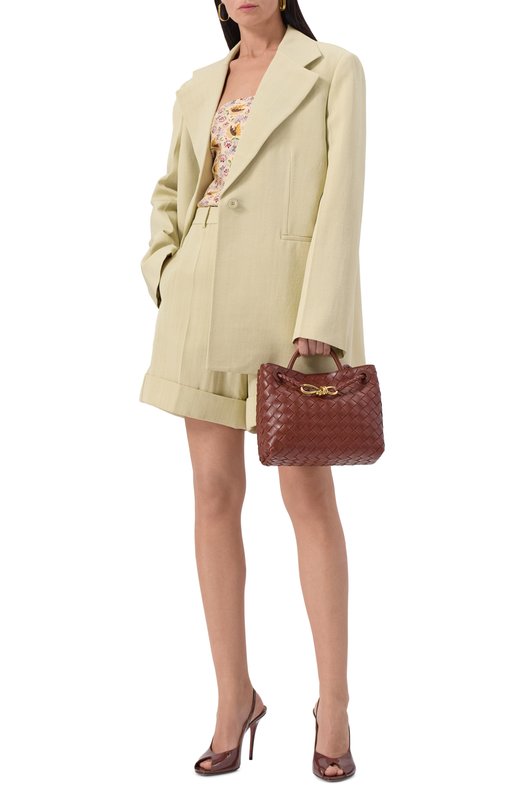 Сумка Andiamo small Bottega Veneta 766014/VCPP1 Коричневый  766014/VCPP1 Фото 7