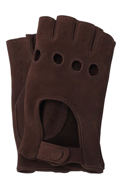 Женские замшевые митенки KITON, арт. D62902K0538