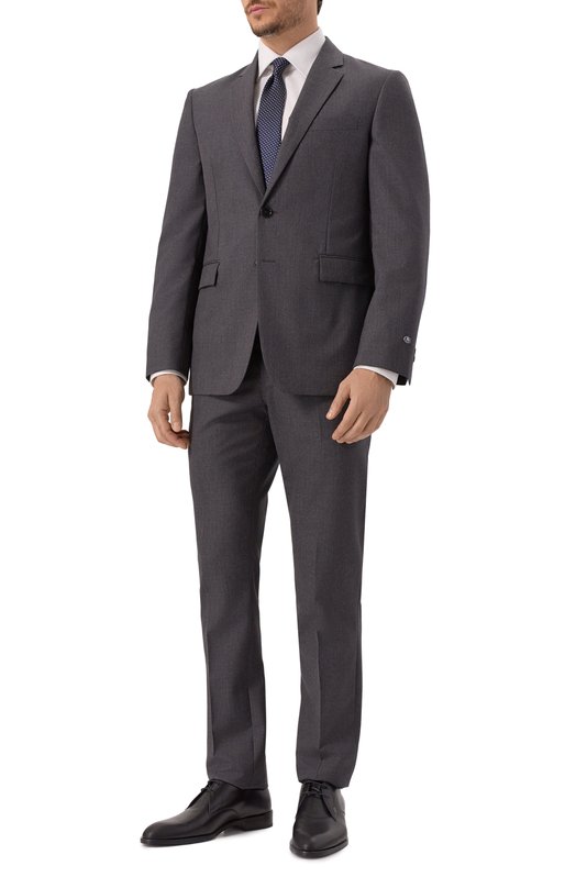 Шерстяные брюки Burberry 8111862 Серый  8111862 Фото 2