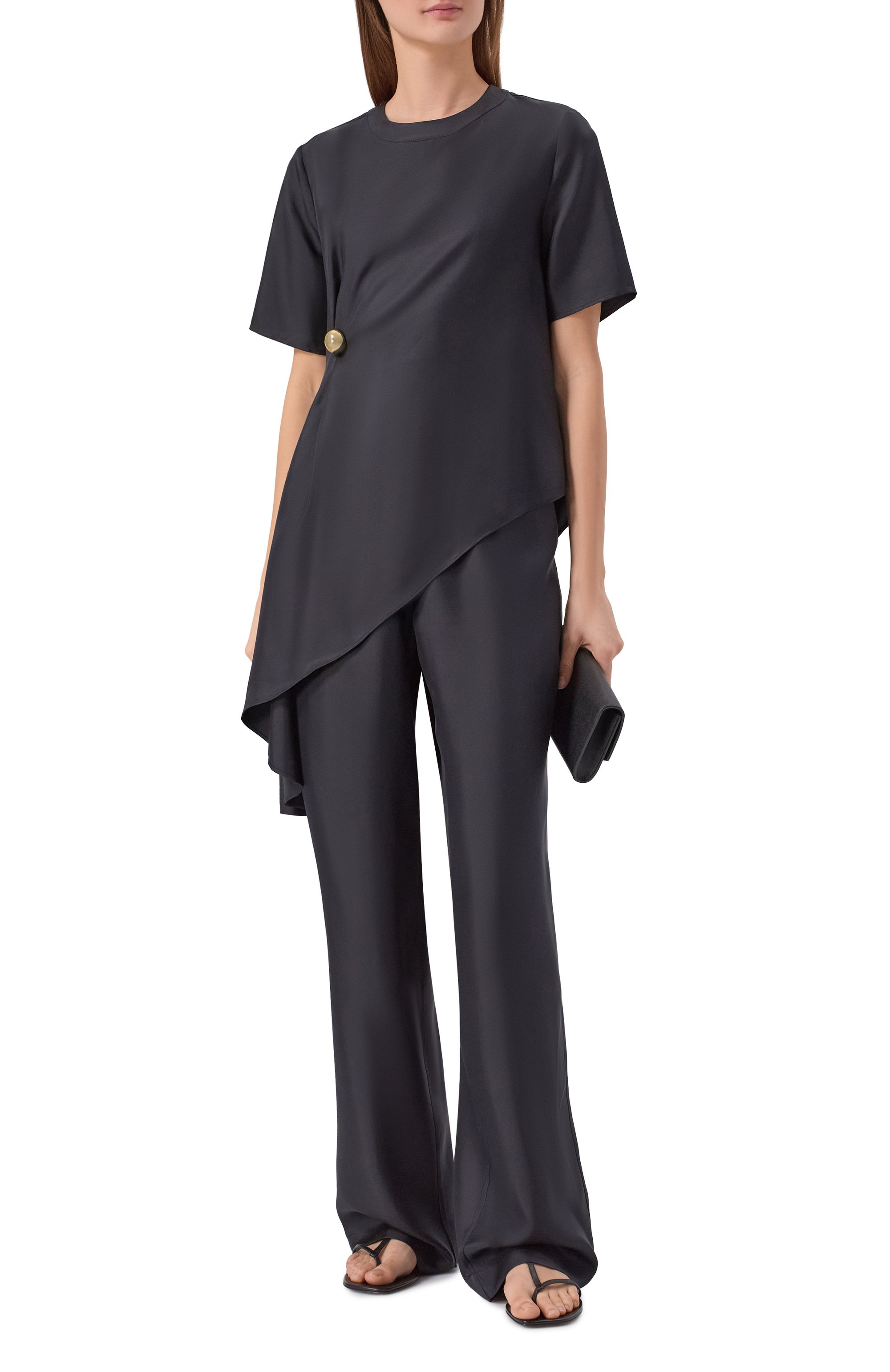 Атласные брюки LOULOU DE SAISON, арт. ALERA LDS PANTS, фото 2