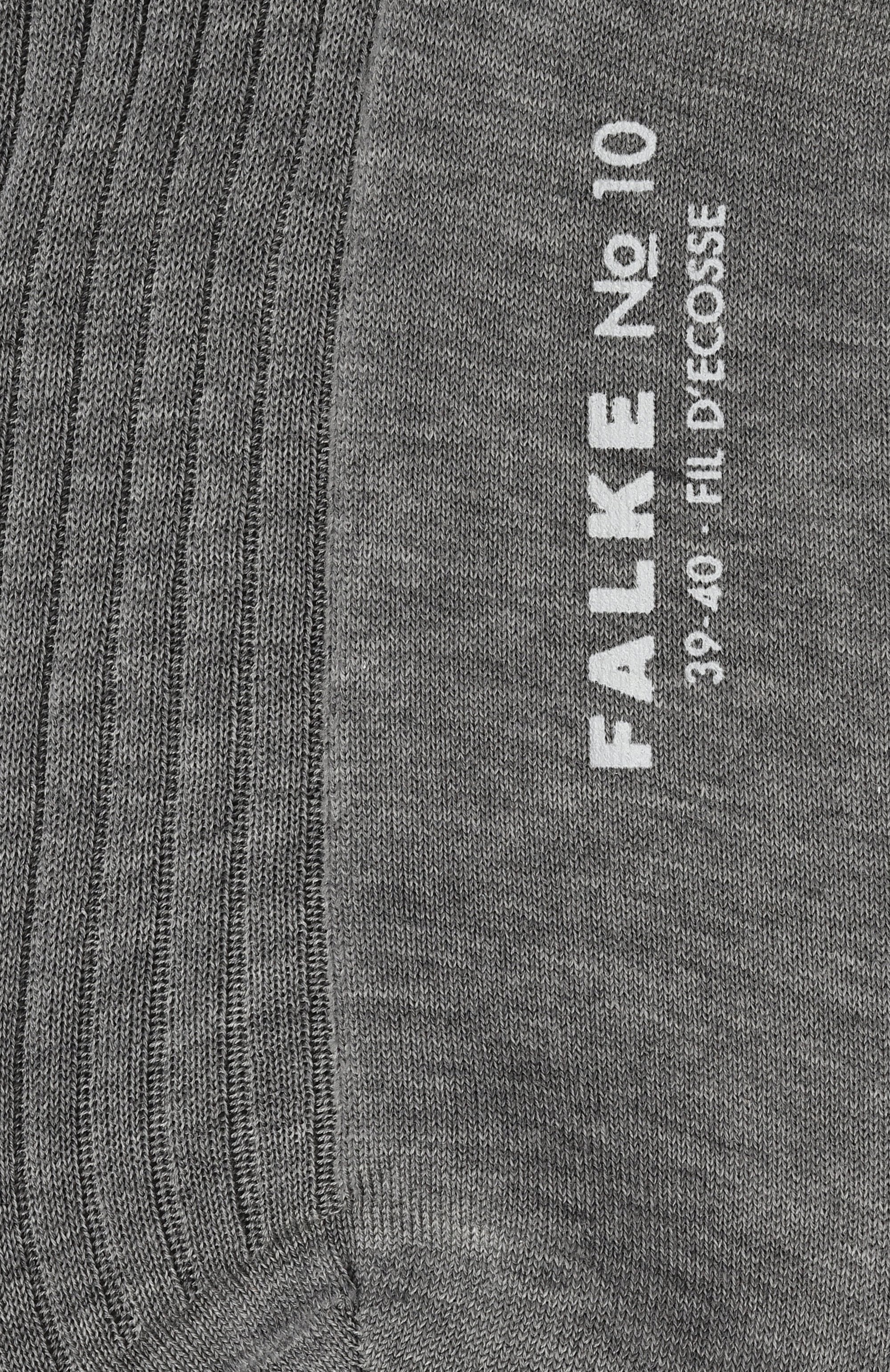 Хлопковые носки FALKE серого цвета по цене 4810 руб., арт. 14649., фото 2 Хлопковые носки FALKE, арт. 14649., фото 2