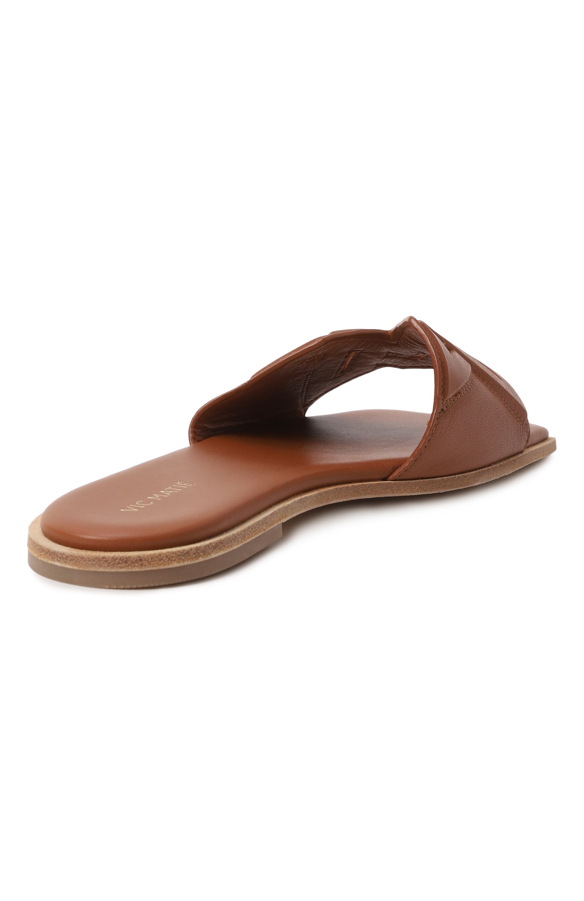 Кожаные шлепанцы VIC MATIE, арт. 1G3770D_G42G200315, фото 5