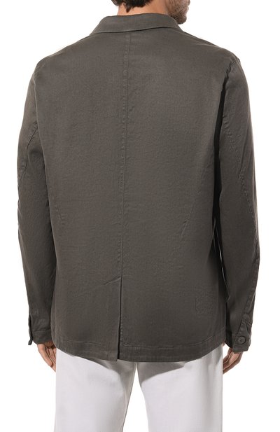 Пиджак изо льна и хлопка TRANSIT, арт. CFUTRWF152, фото 4