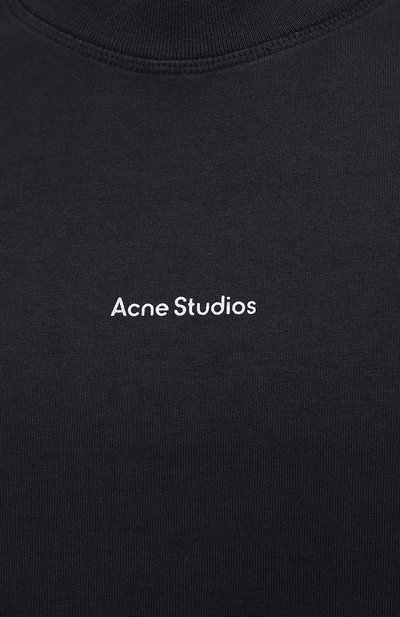 Хлопковая футболка ACNE STUDIOS, арт. BL0198, фото 5
