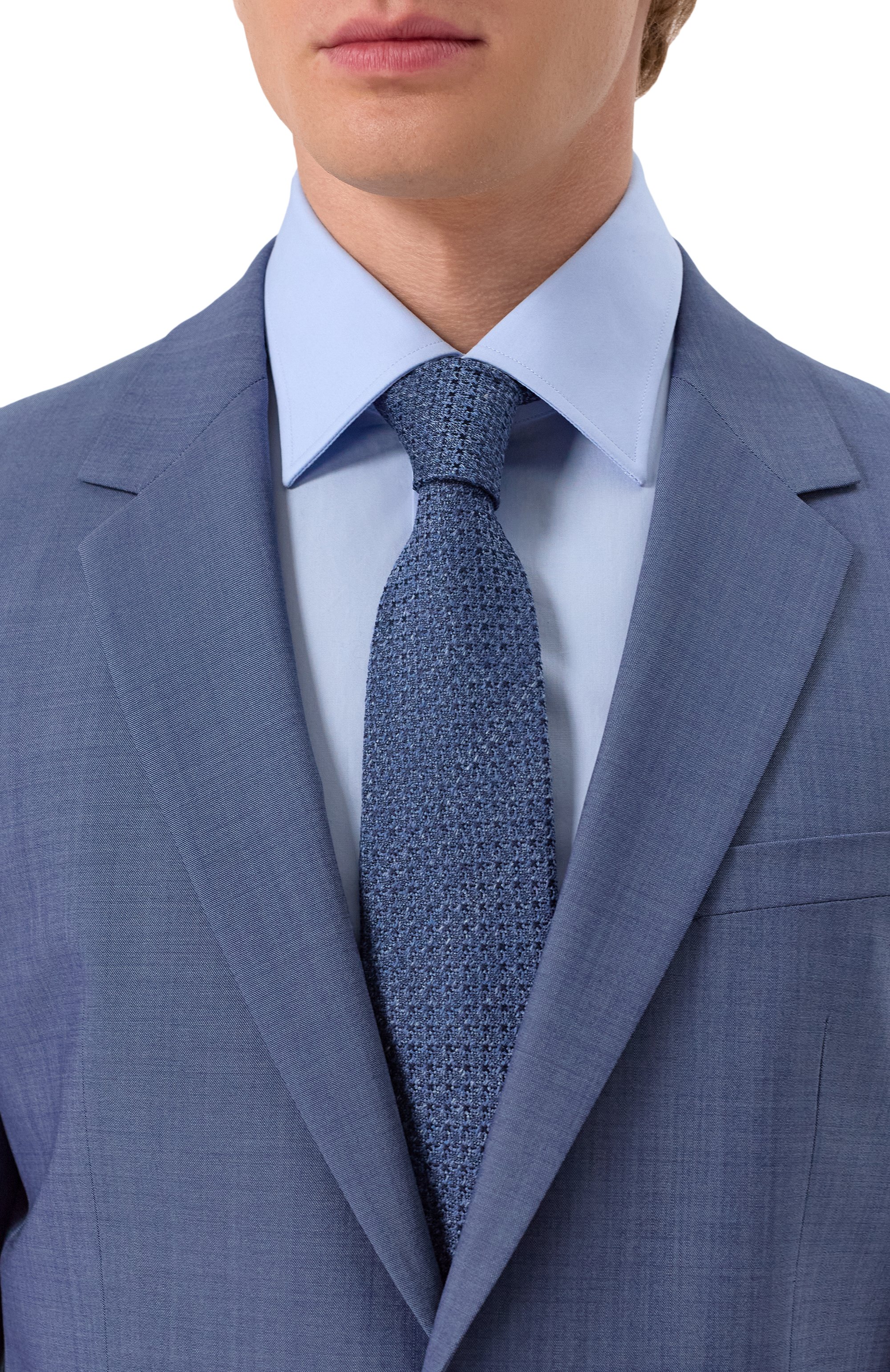 Галстук из шелка и льна BOSS, арт. 50532829, фото 2