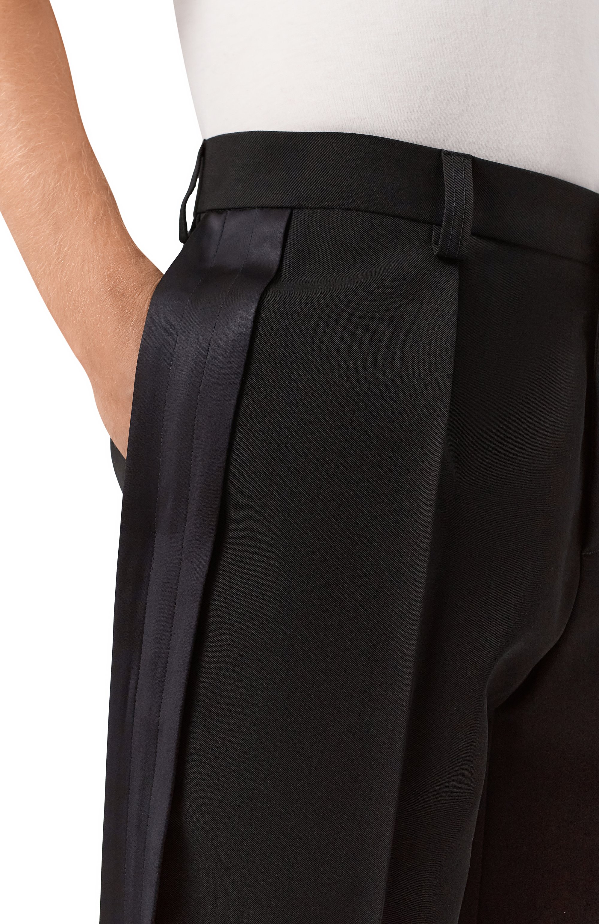 Шерстяные брюки CASABLANCA, арт. MPF25-TR-320-01, фото 5