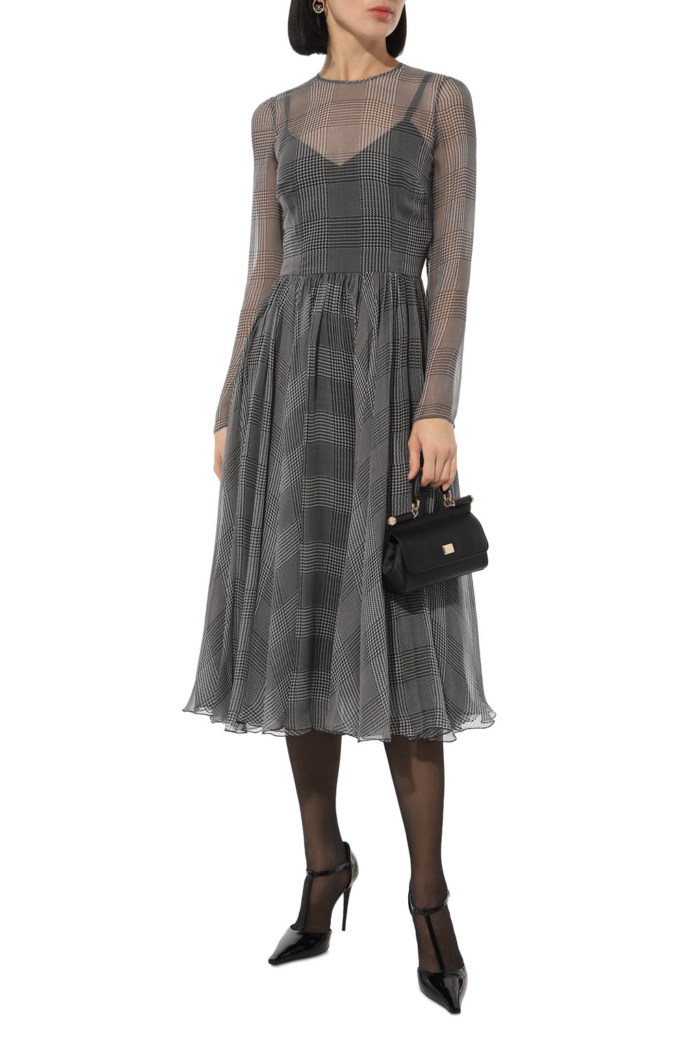 Шелковое платье DOLCE & GABBANA, арт. F6JGNT/IS1WD, фото 2