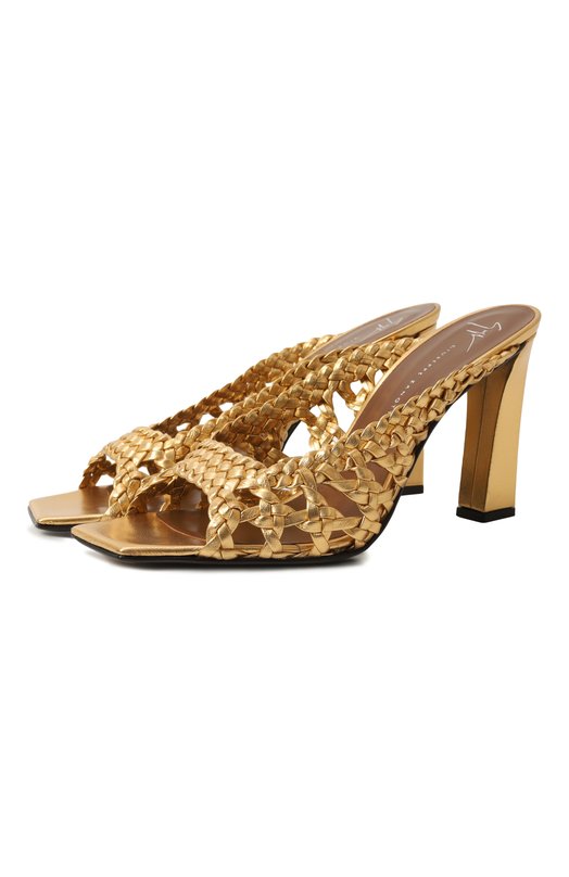 фото Кожаные мюли gz mya cage 90 giuseppe zanotti design