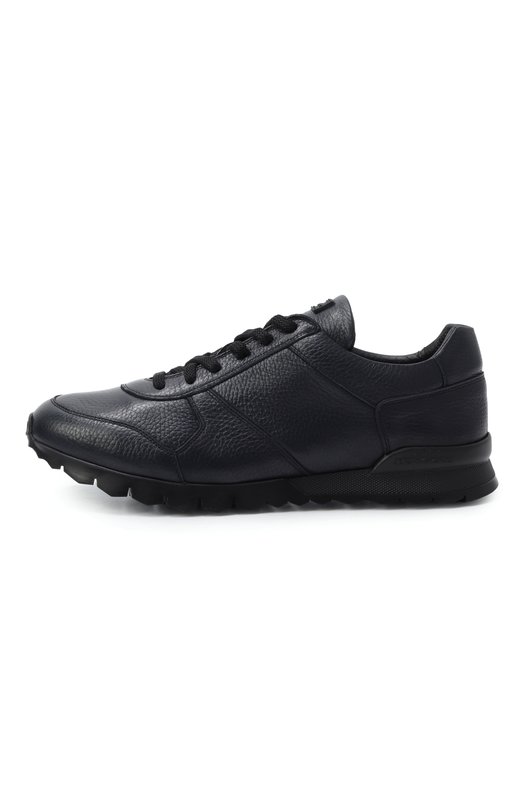 Кожаные кроссовки Kiton USSA114N0012602 Синий  USSA114N0012602 Фото 4
