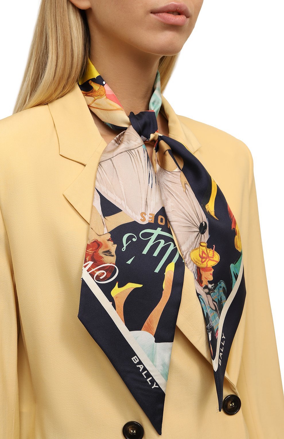 Шелковый платок BALLY, арт. WSC03R/SE152, фото 2