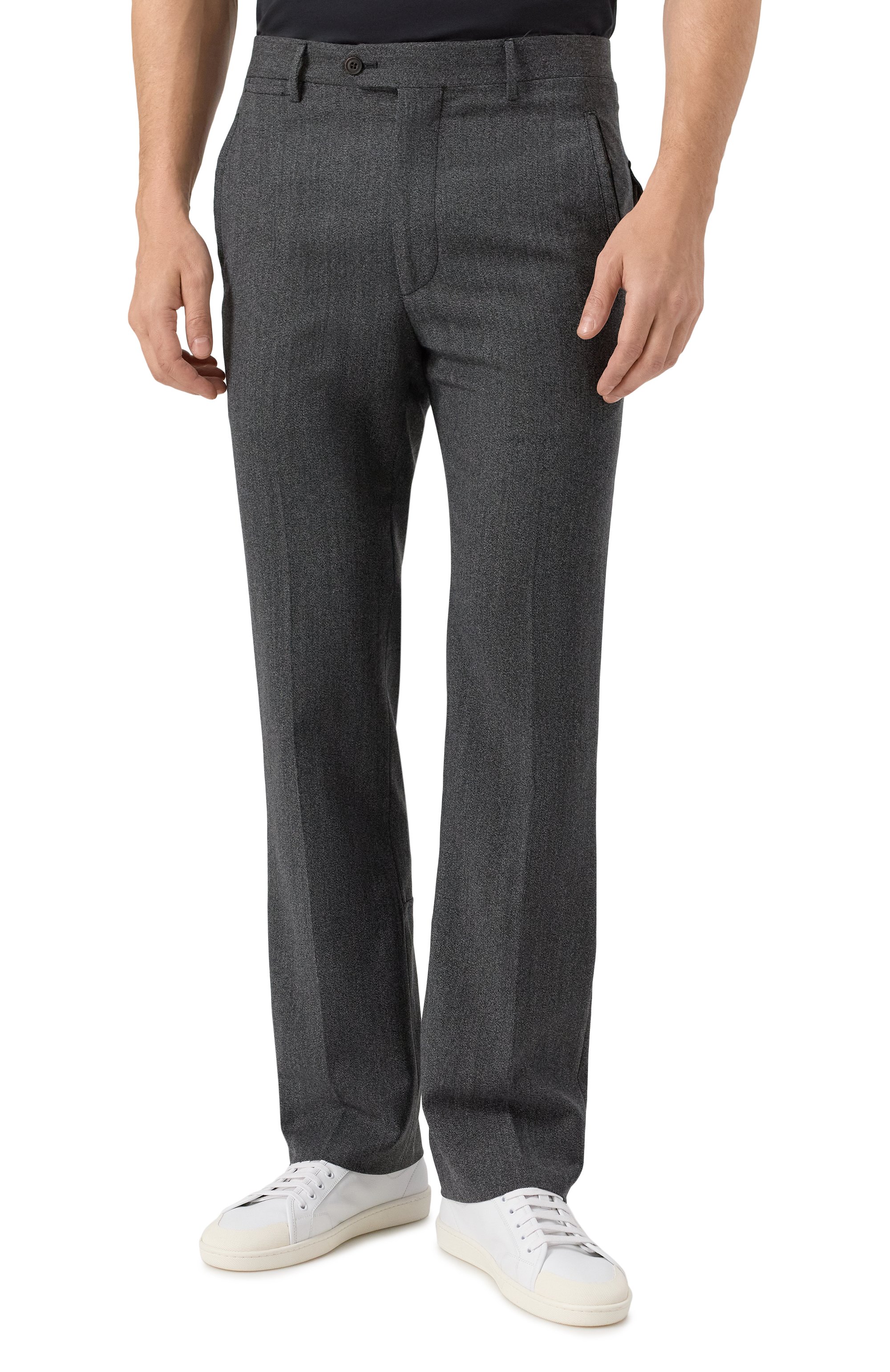 Брюки из шерсти и хлопка CORNELIANI, арт. 264544-2618331, фото 3