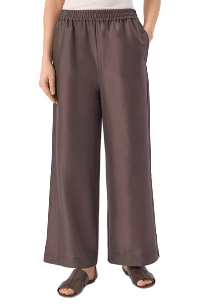 Брюки из хлопка и шелка LORENA ANTONIAZZI, арт. R2578PA94C/4573, фото 3