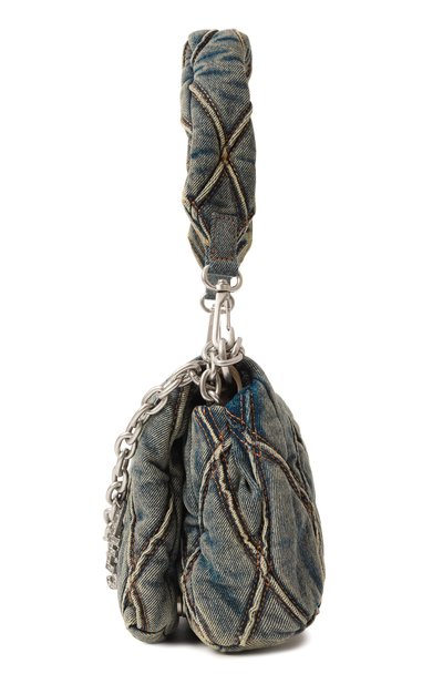 Сумка charm-d small DIESEL тёмно-голубого цвета по цене 43950 руб., арт. X09597/P5570, фото 4 Сумка charm-d small DIESEL, арт. X09597/P5570, фото 4