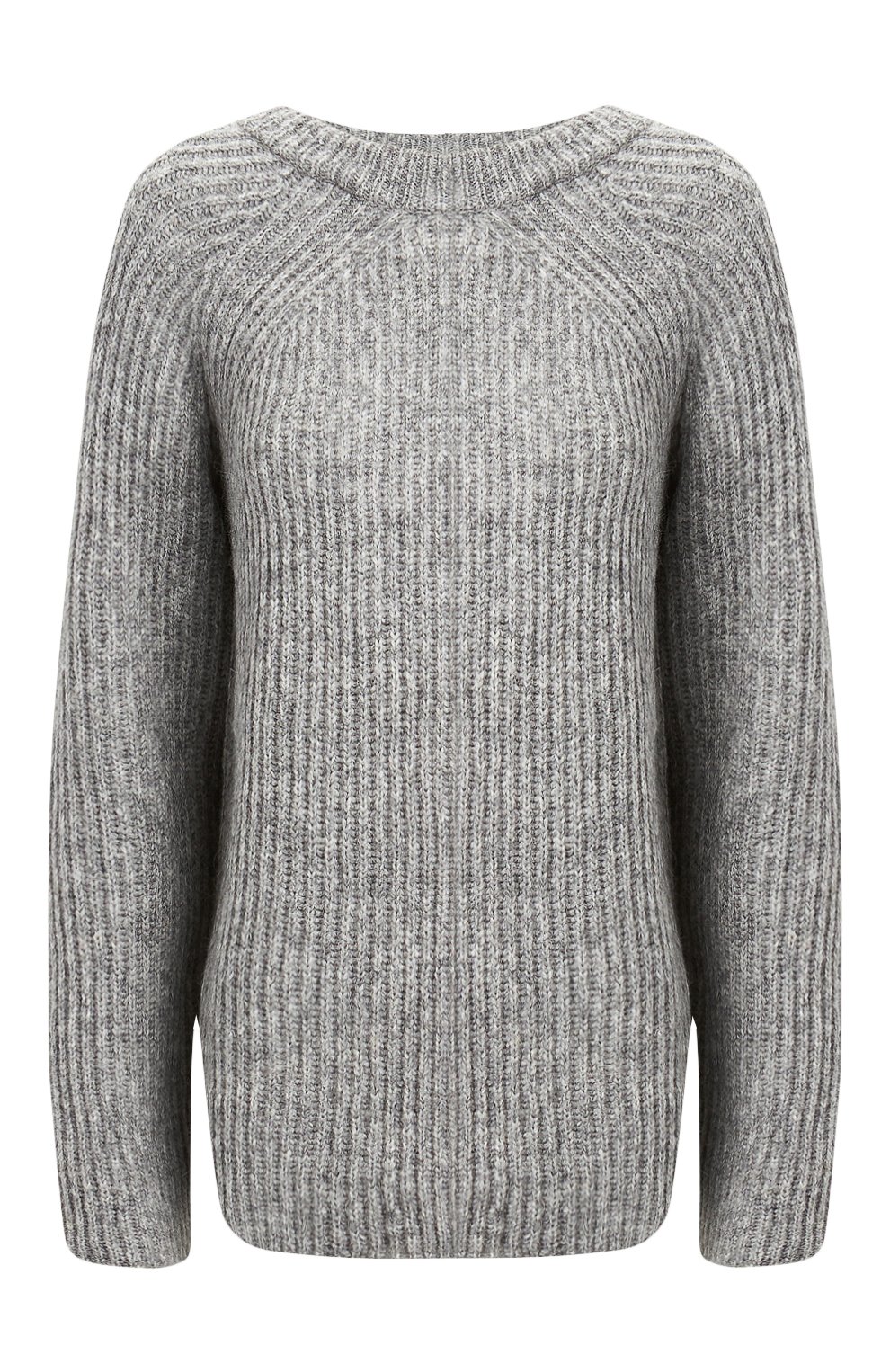 Шерстяной свитер HELMUT LANG светло-серого цвета по цене 45700 руб., арт. J09HW701, фото 1 Шерстяной свитер HELMUT LANG, арт. J09HW701, фото 1