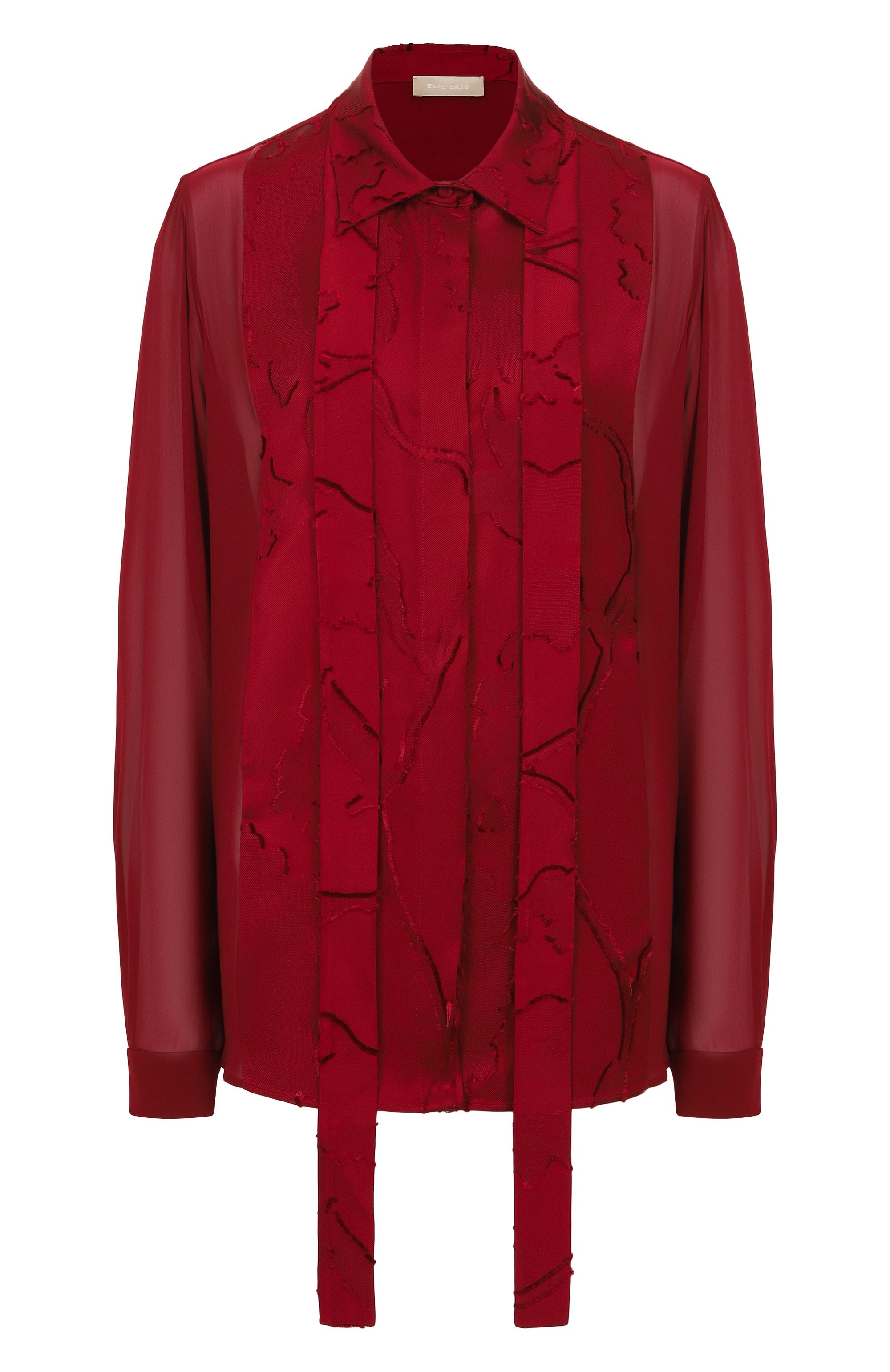 Блузка из вискозы и шелка ELIE SAAB, арт. SH082NP25/VI004, фото 1