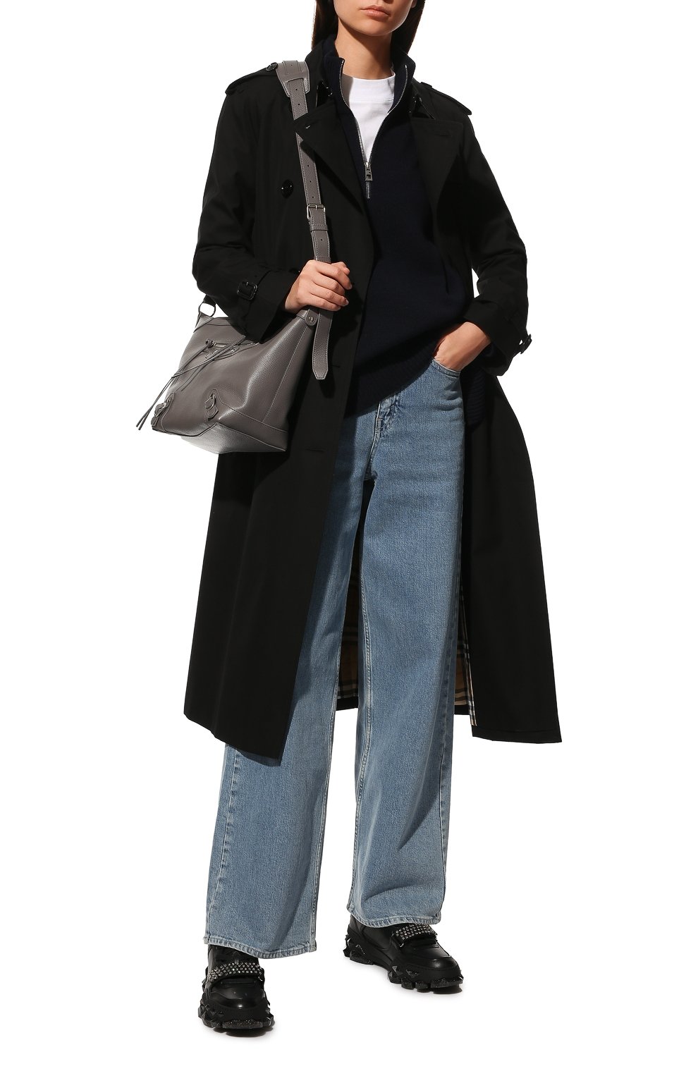 Кожаные кроссовки diamond x strap JIMMY CHOO, арт. DIAMOND X STRAP/F ADH, фото 2