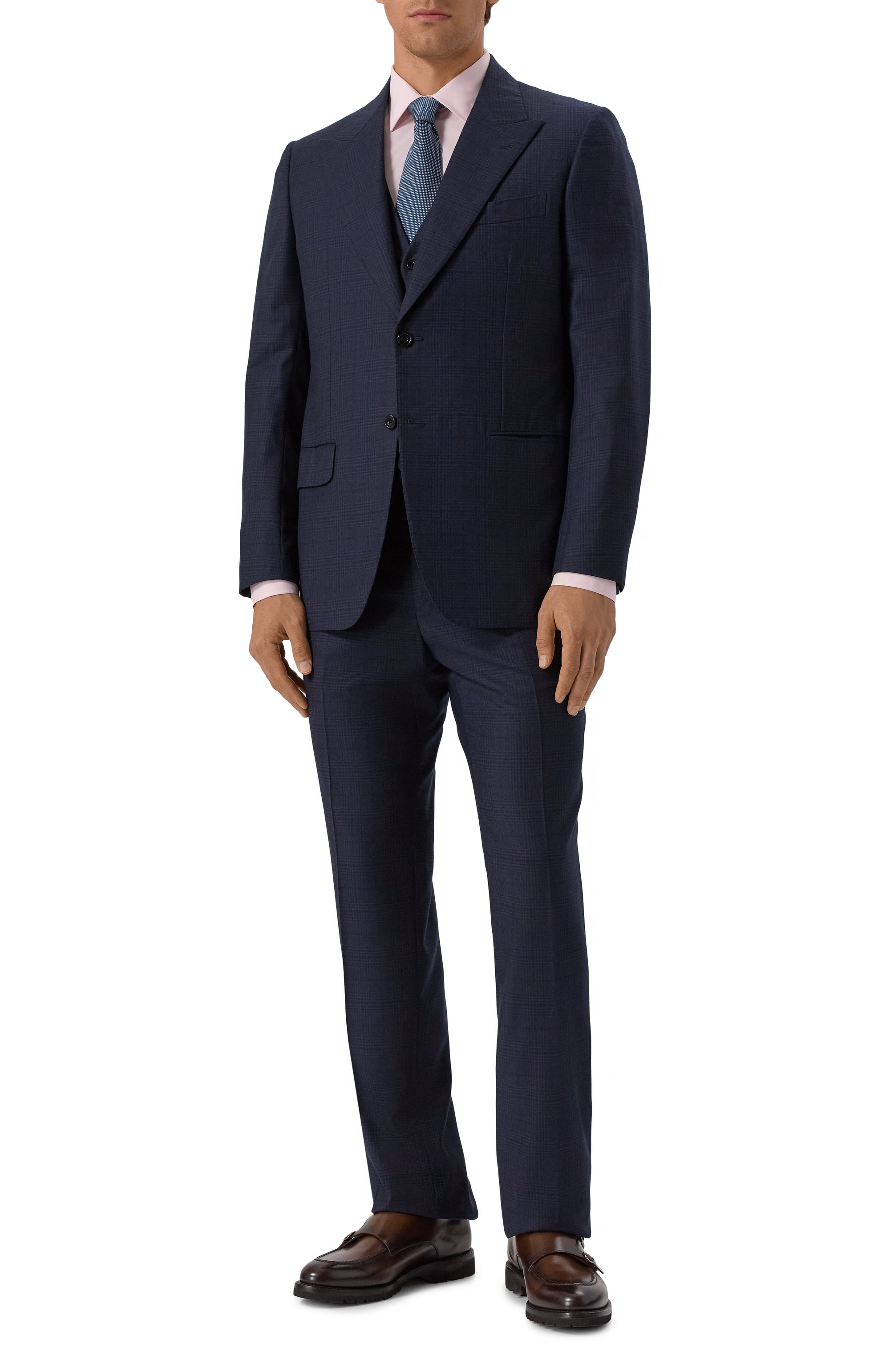 Шерстяной костюм-тройка KITON, арт. UAGL862K02T01, фото 1