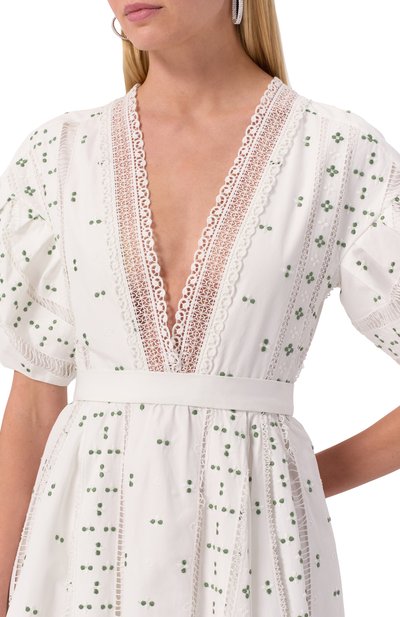 Хлопковое платье GIAMBATTISTA VALLI, арт. 25SSPVTE5130-40EMB, фото 5