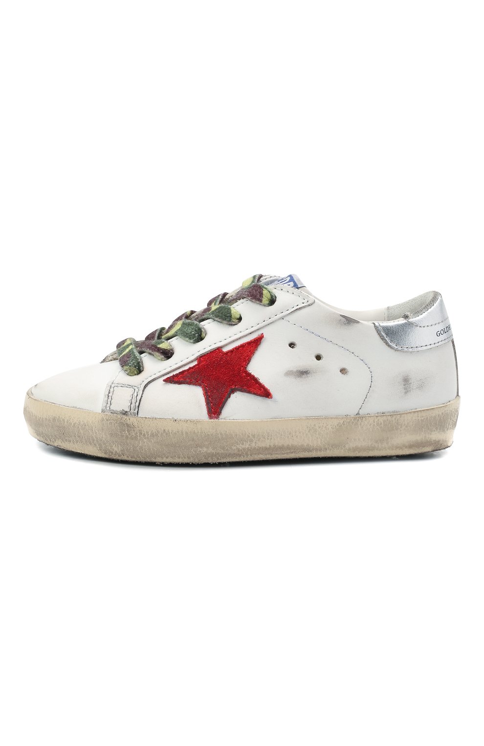 Кожаные кеды superstar GOLDEN GOOSE DELUXE BRAND, арт. GJF00101.F001157, фото 2