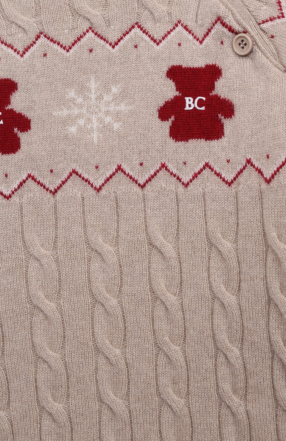 Кашемировый пуловер BRUNELLO CUCINELLI, арт. B22M20420/6M-18M, фото 3