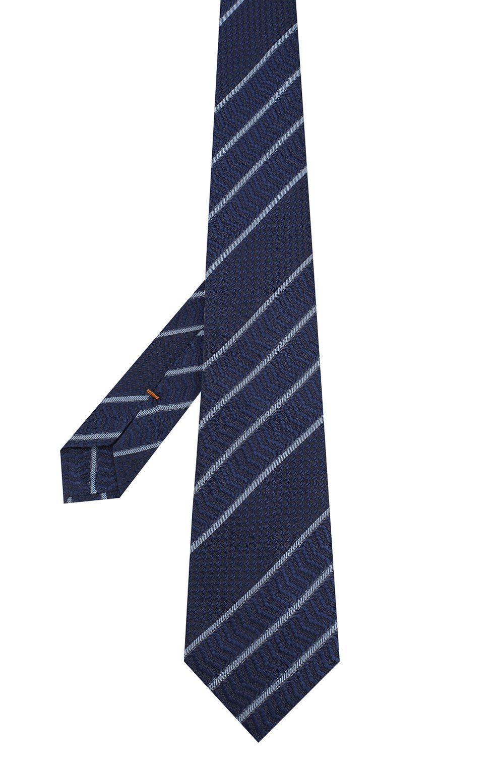 Шелковый галстук ZEGNA темно-синего цвета по цене 29400 руб., арт. Z6B04/15C, фото 2 Шелковый галстук ZEGNA, арт. Z6B04/15C, фото 2