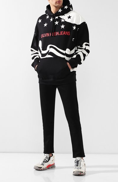 Хлопковое худи CALVIN KLEIN JEANS, арт. J30J312132, фото 2