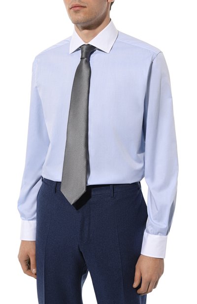 Хлопковая сорочка CORNELIANI, арт. 92P110-3811271, фото 3