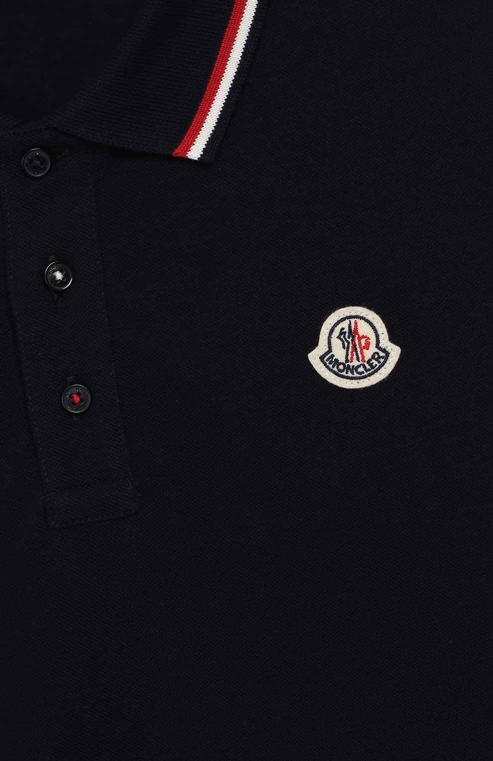 Хлопковое поло с длинными рукавами MONCLER ENFANT, арт. D2-954-83055-05-84632/12-14A, фото 3