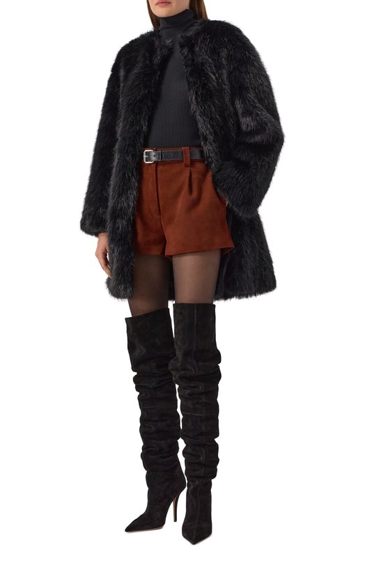 Шуба Max Mara Studio ER0S Чёрный  ER0S Фото 2