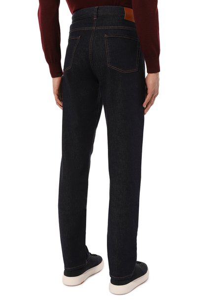 Джинсы CANALI темно-синего цвета по цене 68200 руб., арт. 91719/PD01423, фото 4 Джинсы CANALI, арт. 91719/PD01423, фото 4