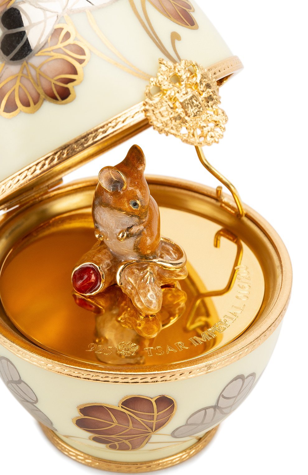 Яйцо mouse TSAR белого цвета по цене 186500 руб., арт. 202009, фото 2 Яйцо mouse TSAR, арт. 202009, фото 2