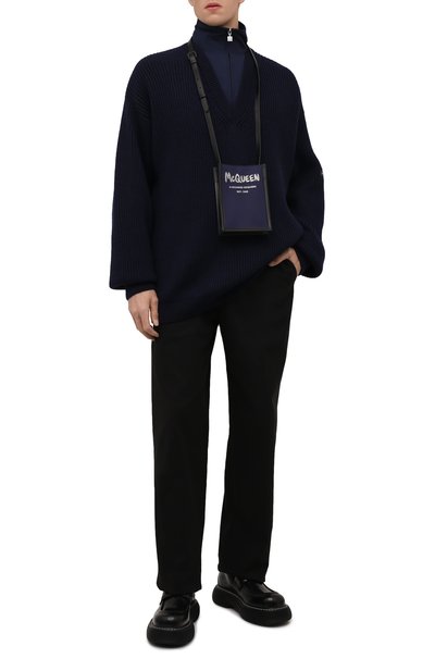 Комбинированная сумка edge mini ALEXANDER MCQUEEN, арт. 668592/1AAEZ, фото 3