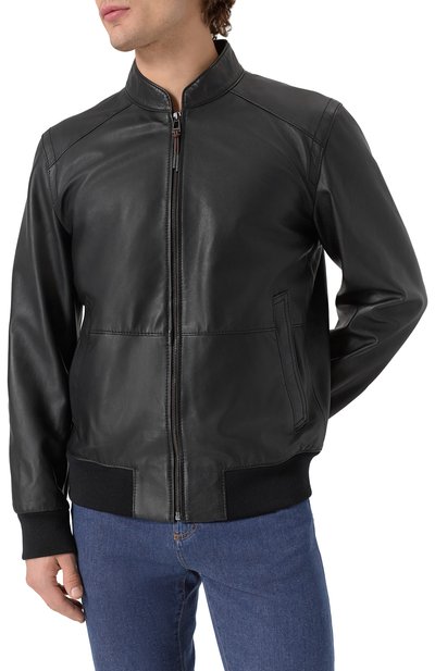 Кожаный бомбер WINDSOR, арт. B0RELL03-L/1300145, фото 3