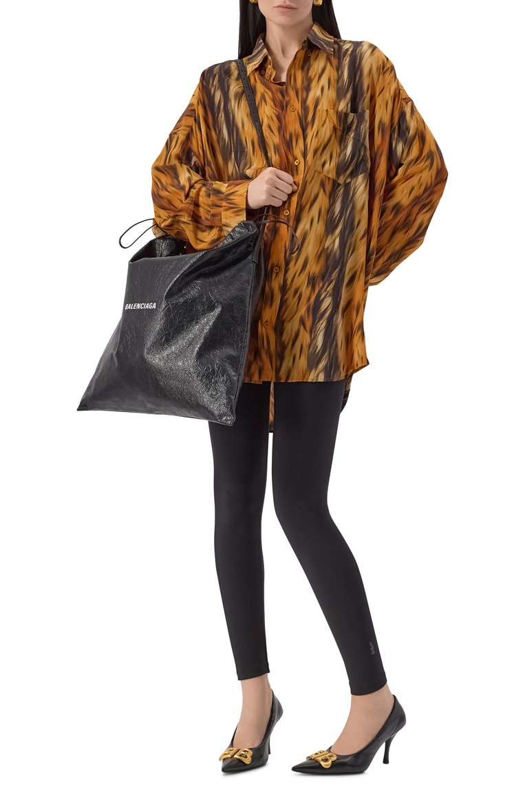 Женские кожаные туфли monaco 90 BALENCIAGA черного цвета, арт. 818862/WBD4T | Фото 2 (Подошва: Плоская; Каблук высота: Высокий; Материал внутренний: Натуральная кожа; Материал внешний: Натуральная кожа; Каблук тип: Шпилька; Автоматизация состава: Проставлено; Автоматизация ТО: Проставлено)